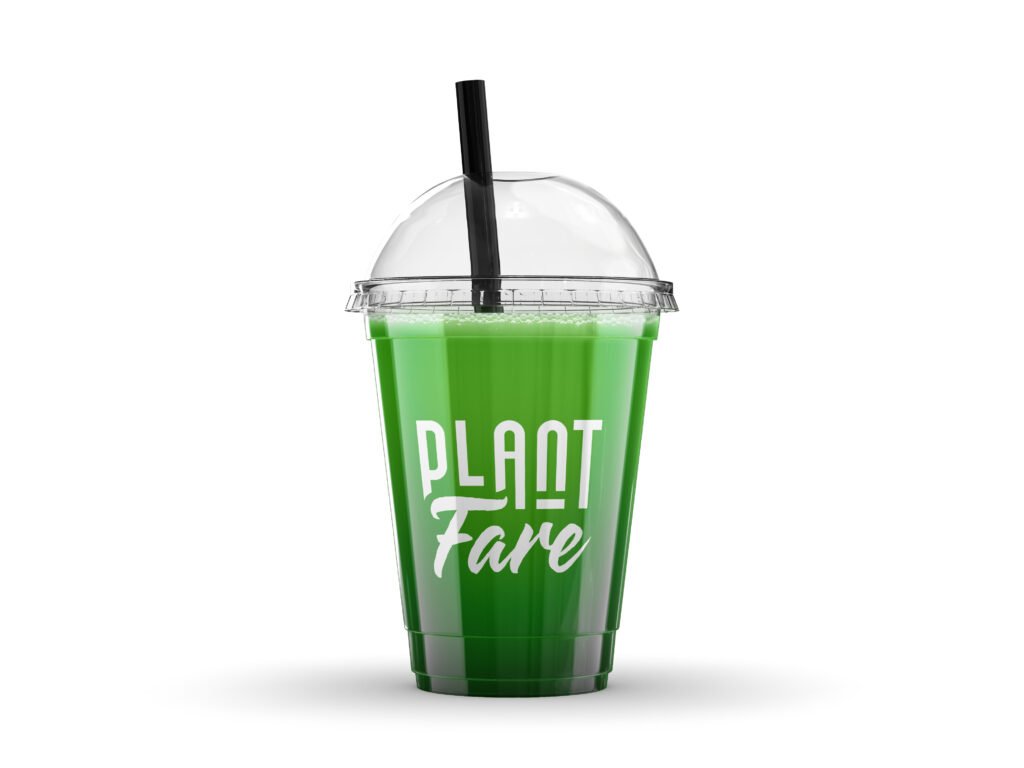 alt="Plant Fare Brand Identity Design with Bold and Dynamic Font"